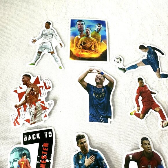 CR7 Cristiano Ronaldo 1 Pack 50 Decals Stickers Soccer Football FIFA World Cup - Picture 4 of 13